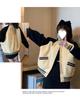 Women's Retro Baseball Jacket, Korean Style, Loose Fit, Long Sleeve, Autumn/Winter 2025.
