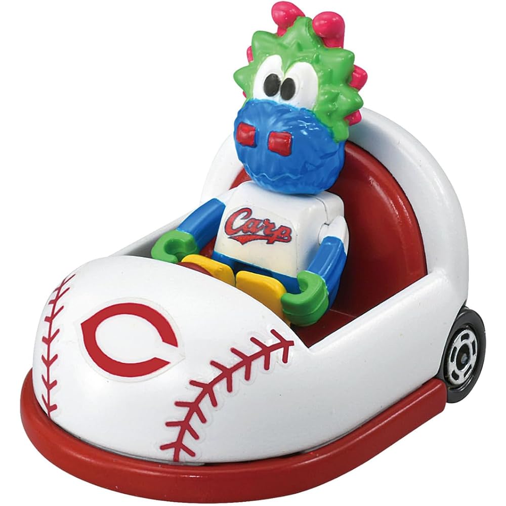 Takara Tomy Tomica Baseball Mascot Car Hiroshima Toyo Carp Miniature Toy for Ages 3 and Up