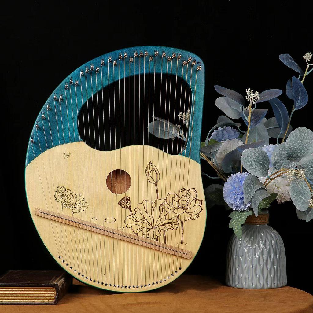 19-Tone Mini Lyre Harp - Beginner's Instrument