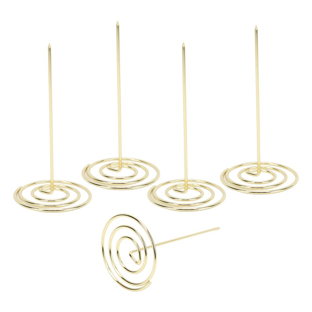 5PCS Receipt Holder Wear Resistant Anti Corrosion Recyclable Check Spindle for Office Kitchen