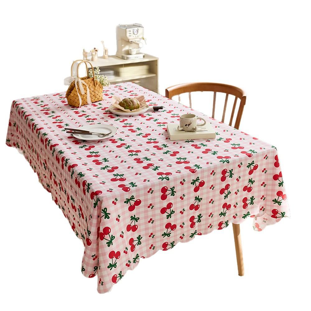 Kleines frisches pasturales Tischdecken, Wasserdichte Tischdecke, Hochwertige florale Kaffeetischdecke für das Wohnzimmer