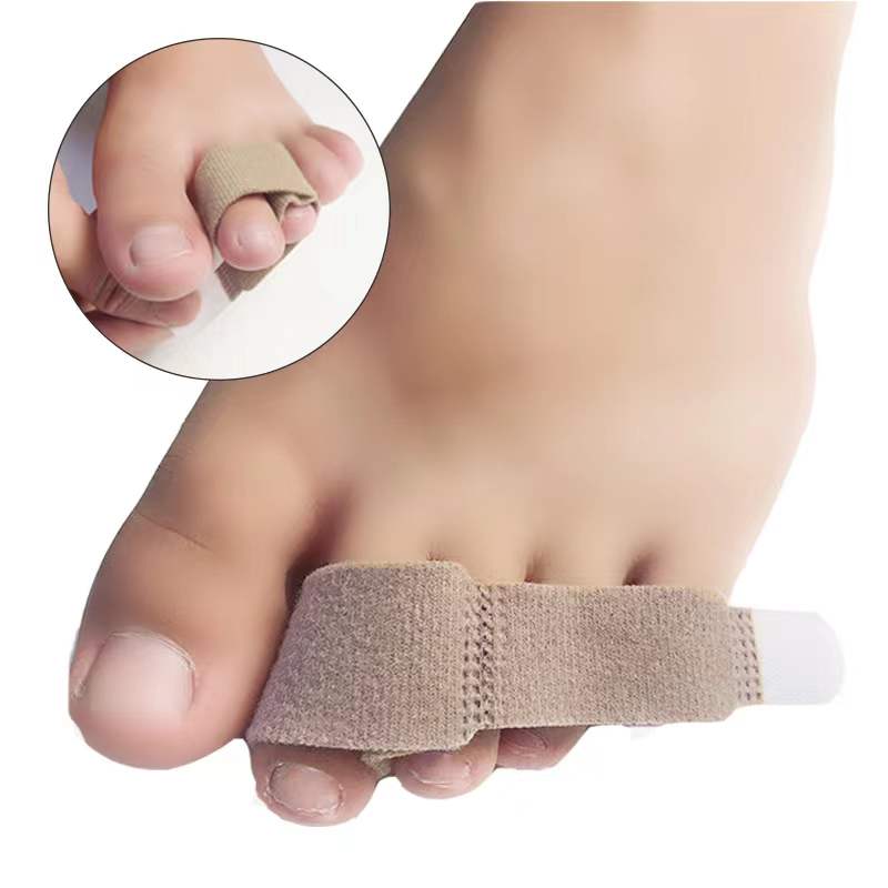 Hammer Toe Straightener Corrector Splint Broken Toe Wraps Brace Orthopedic Separator Bandages Toe Strap Wrap