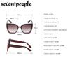 Oversized Cat Eye Sunglasses Women Big Frame  Luxury Brand Fashion Square Sun Glasses for Ladies Retro Trendy Cateye Eyewear