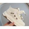 Children’s Sneakers, Spring/Autumn Girls’ White Cartoon High-Top Shoes, Boys’ Casual Skate Shoes, Soft-Soled Baby Shoes