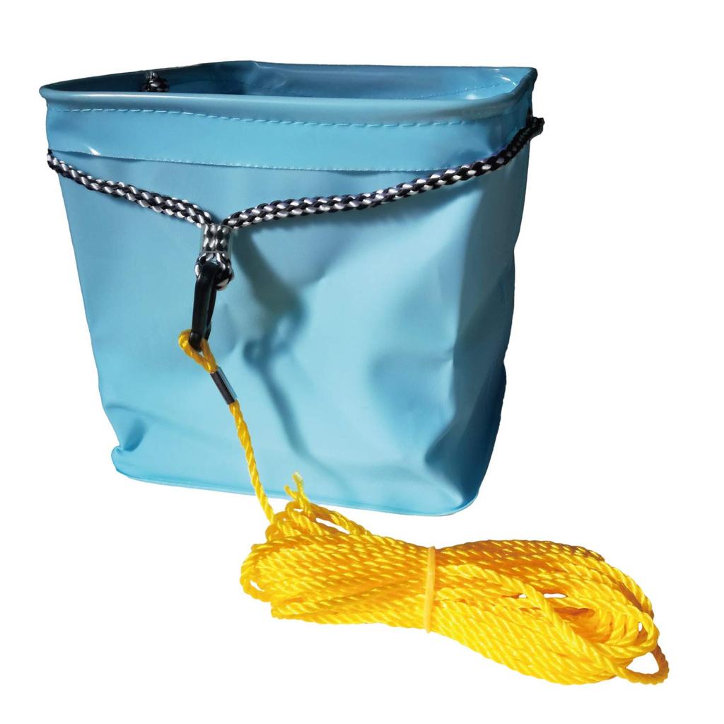 Alive KP-069 EVA Inverted Water Bucket with 8m Rope, Square 21cm KP-069 As This Is an Assortment of Colors, You Cannot Specify the Color.