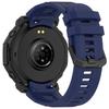 Sweatproof Sport Silicone Straps Multiple Hole Adjustable Universal Fit Flexible Soft Silicone Watch Band for Smartwatches