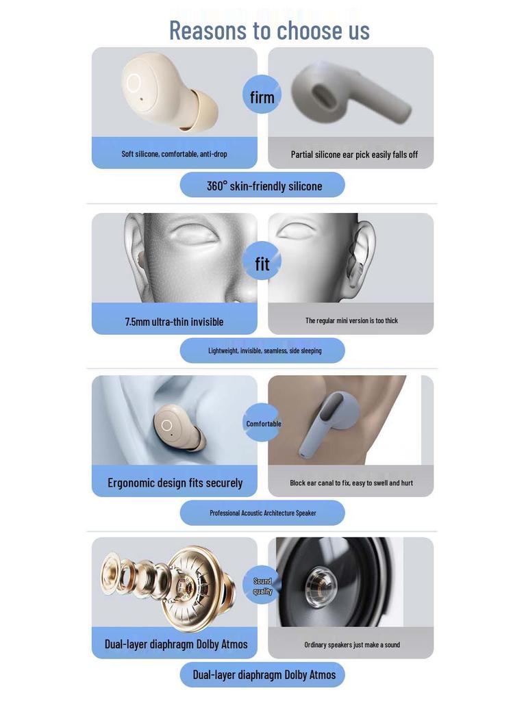 T20 Mini Bluetooth Earbuds: Ultra-Compact, High-Value, Wireless In-Ear for Sleep & Universal Use