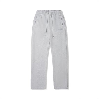 Li Ning Trendy Sports Series Comfortable Simple Straight Loose Fit Casual Pants Men Bottoms Light-Gray AKLV667-4