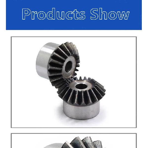 2.5-4M Umbrella Gear 45 Steel Umbrella Gear Industrial Bevel Gear High-frequency Quenching 90 Degree Bevel Gear 15-30 Teeth
