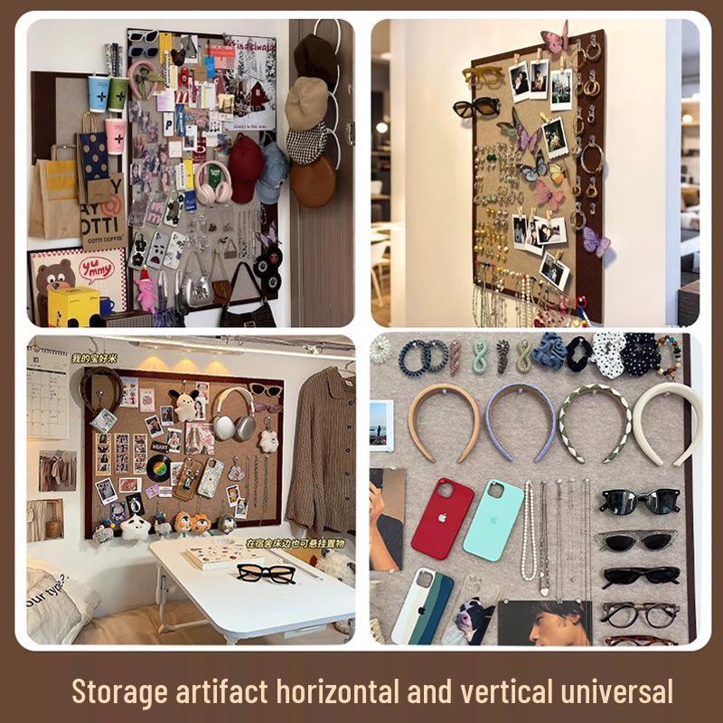 Guzi Felt Board Photo Wall Display Panel & Badge Holder