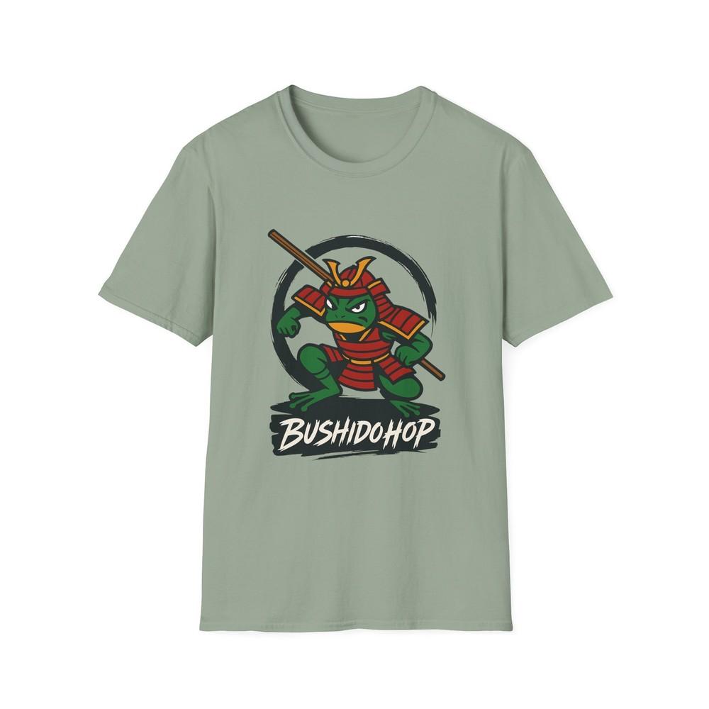 

Unisex Softstyle T-Shirt Frog Samurai Chopstick Sword Bushido Hop Tee 2XL