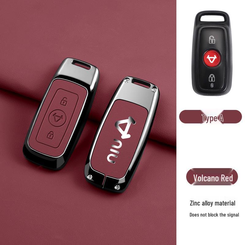 Little Cow Electric Vehicle Key Cover for M1/U1/NQI/U Models - Men's and Women's Remote Control Key Bag with Buckle