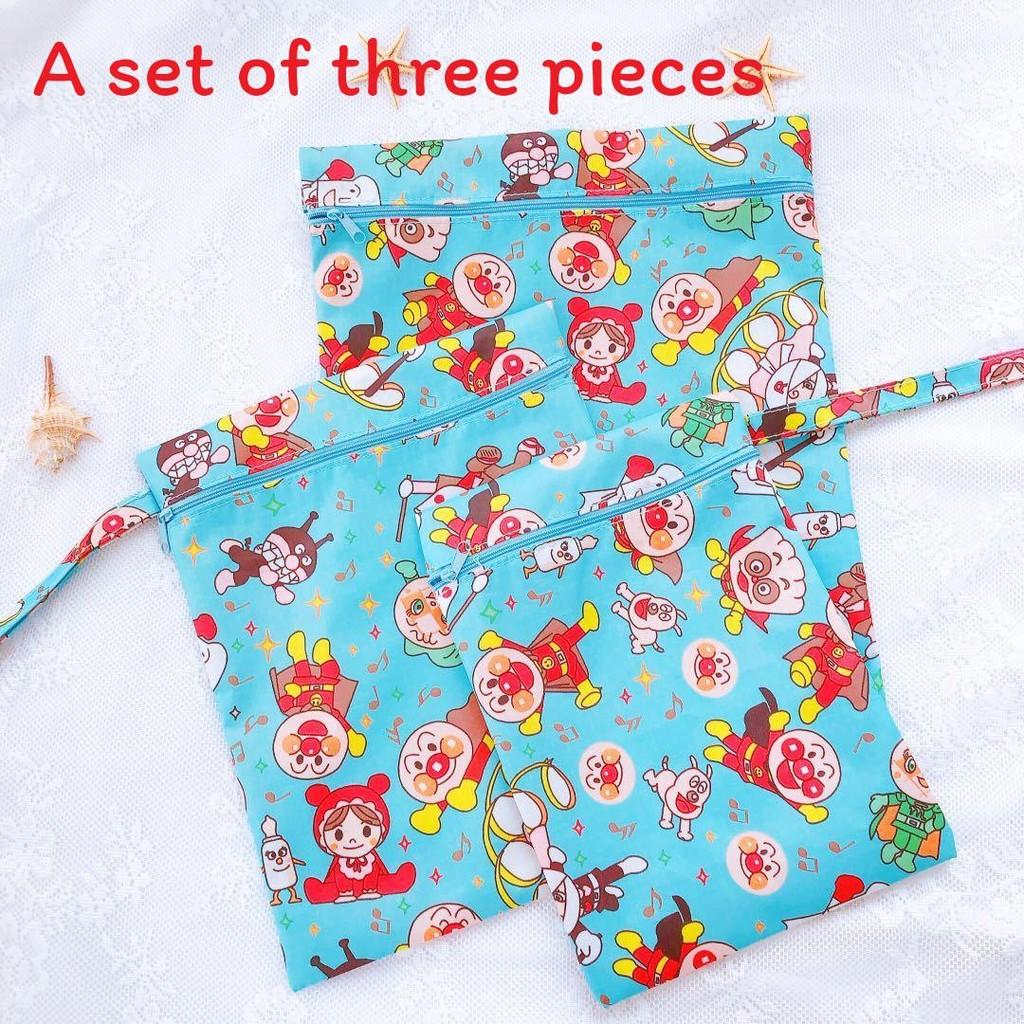 Doraemon Unicorn Cute Pattern Waterproof Storage Set Bag