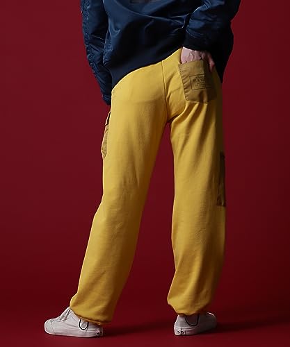 Avirex L-NYLON COMBI PANTS, Damen, Größe S, 423, Senf, 783-3210605