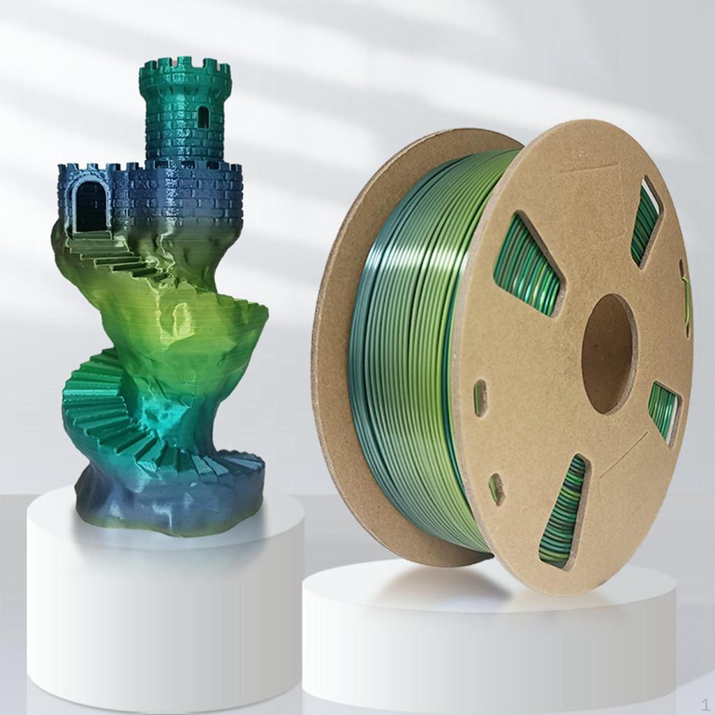 1,75 mm PLA-Filament für 3D-Drucker, 1 kg Spule, universeller mehrfarbiger Hochgeschwindigkeitsdruck