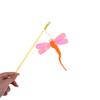 Cat Teaser Stick Sequins Big Eyes Dragonfly Cat Toy Interactive Teaser Stick