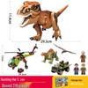 Children's Educational Dinosaur Escape Ship Toy - Carcharodontosaurus Building Blocks Gift for Boys