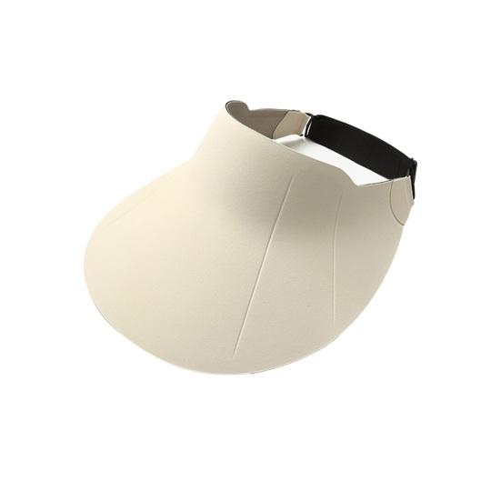 Children Hat Seamless Hollow Top Design Full Face Sun Protection Hat Adjustable Head Circumference Breathable Summer Cap бежевый