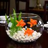 3 Pcs Orange Fake Floating Fishes Plastic Fake Goldfish Artificial Aquarium Fishes Colorful Realistic Artificial Moving Fish Ornament Decorations,
