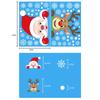 Art Xmas Decor Snowflake Decals Christmas Window Stickers Shopwindow Ornament Santa Claus Reindeer