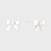Marvel Ribbon Cubic Earrings