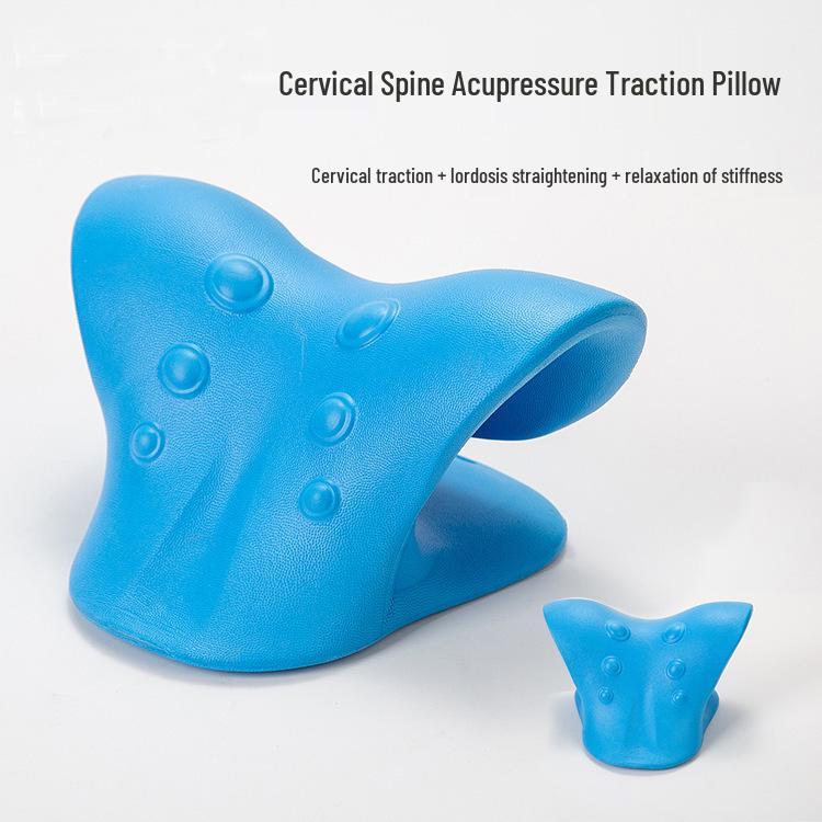 

C-shaped Cervical Neck and Shoulder Massage Pillow with Gravity Finger Pressure