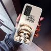 Animal Cute Cartoon Sloth Coffee Phone Case For Samsung Galaxy A12 A52S A42 A32 A22 A51 A50 Note 20 Ultra 10 S10 Plus A71 A70 A3