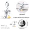 Charms Plata De Leyfit Pan Original Bracelets 26 Letter English Alphabet Beads Pendant Firely Diy Jewelry Making