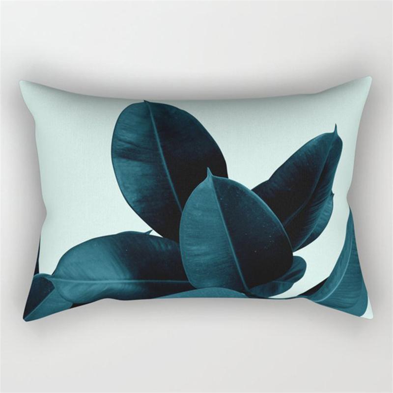 30x50cm Grün Tropische Blätter Pflanze Kissenbezug Wohnzimmer Stuhl Heimdekoration Regenbogen Blume Frucht Sofa Kissenbezug