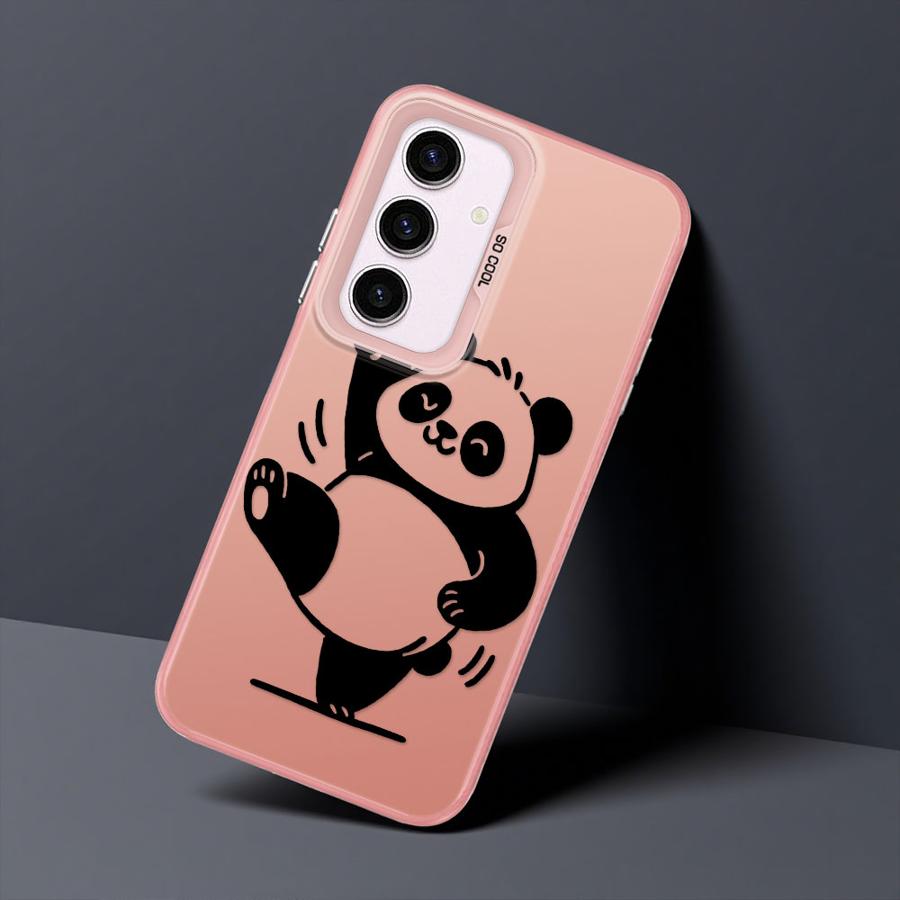 Cute Cartoon Panda Soft Cover Phone Case for Samsung Galaxy A54 A73 A35 A71 A26 A36 A51 A56 A55 A52 A72 A53