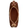 Coach Emily 23 Metallic Brand Logo Suede Leather Shoulder Bag Medium Women shoulder bag Warm-Brown CFG08-IMWBR