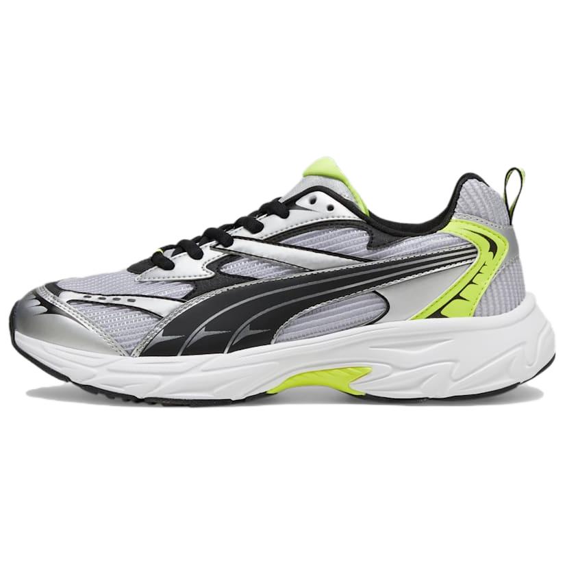 

Puma Morphic Кроссовки мужские с круглым носком, на шнуровке, амортизирующие, нескользящие, прочные, с низким верхом, для бега, мужские кроссовки, бело-серебристые, 395919-02 39