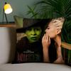 W-Wicked Part One Movie Pillow Case Home Dorm Chair Back Short Plush Double-Sided Printing Office Nap Time Cushion Cover