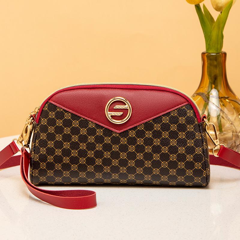 

Женская сумка через плечо Женская сумка Модная Простая Сумка-ракушка для ношения в руке RED