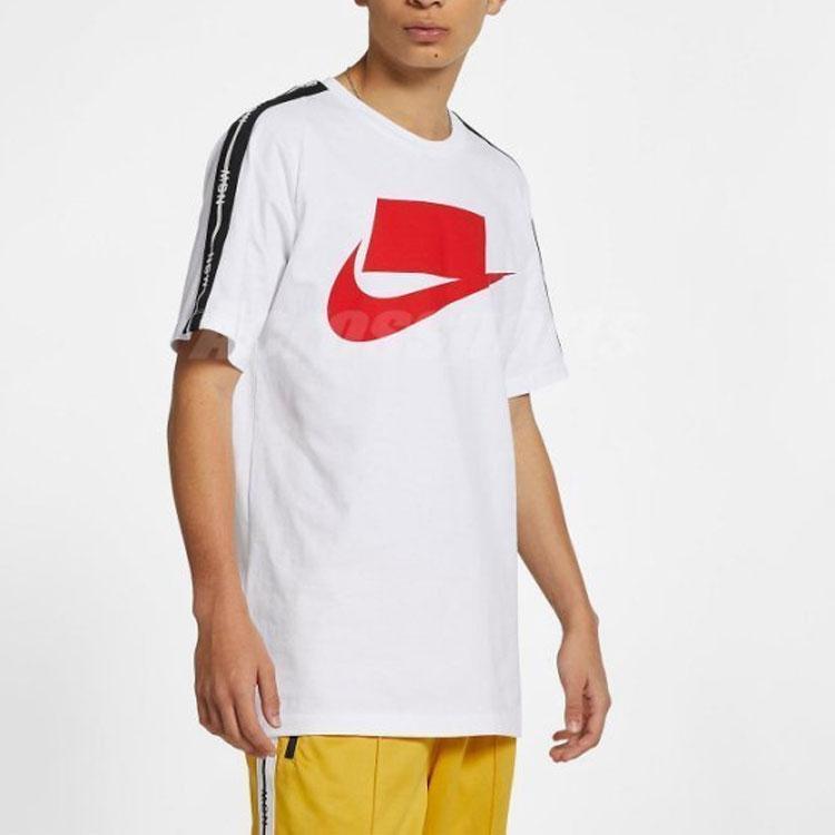 Nike Sportswear NSW Logo Graphic T-Shirt Men Tops White AV9959-100