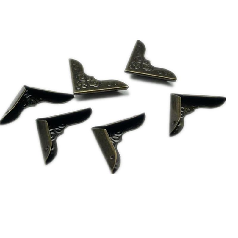Bronze Chinese Corner Protectors for Furniture and Wooden Boxes
