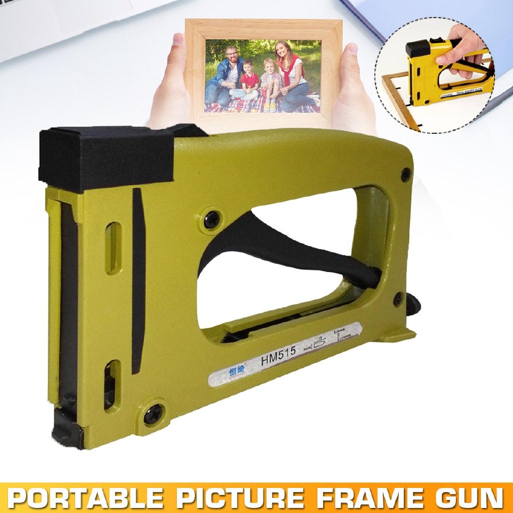 HM515 Portable Picture Frame Nailer Manual Picture Frame Joiner Tracker Cross Stitch Back Plate Nail Framing Tools