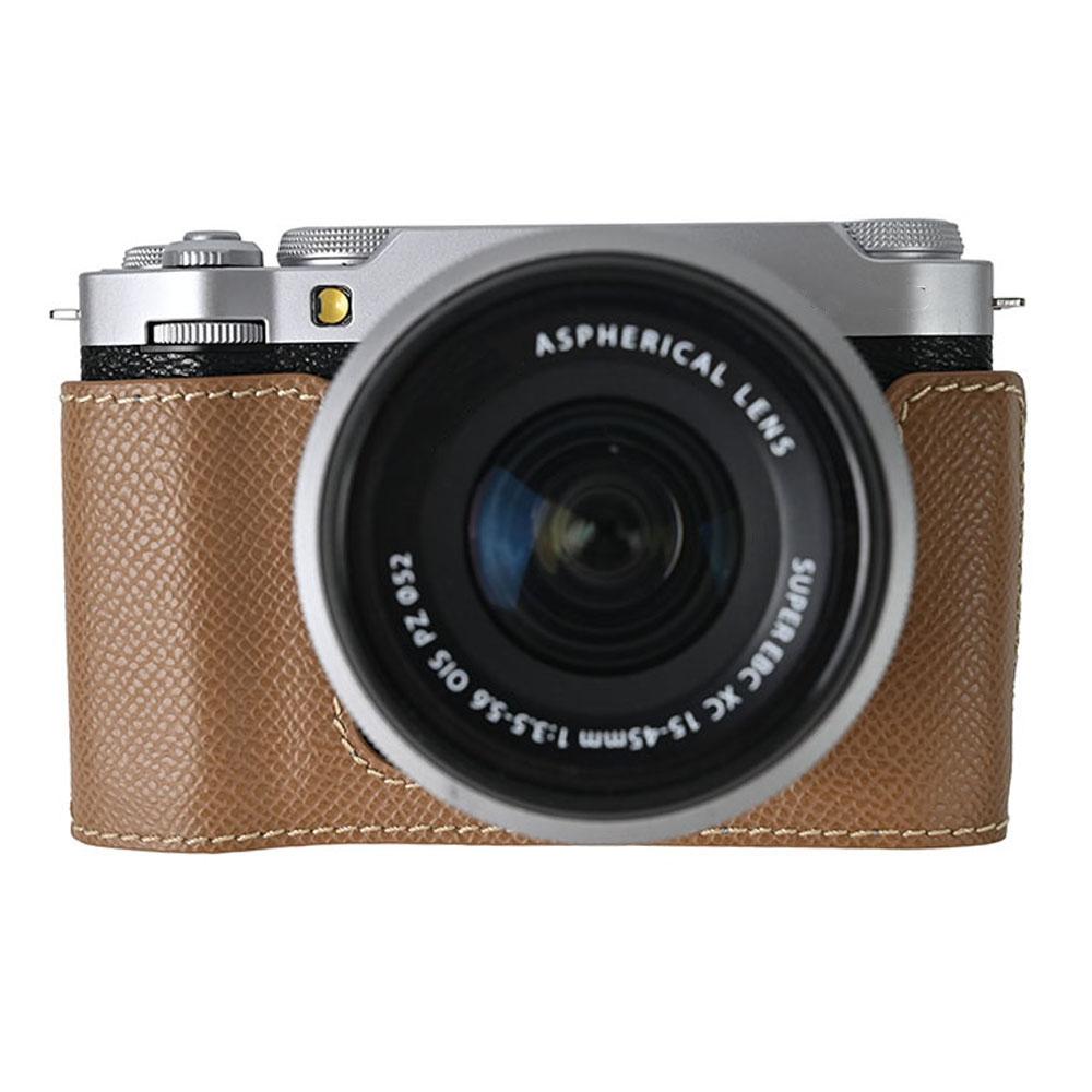 For Fujifilm X-M5 Camera Case PU Leather Protective Cover A