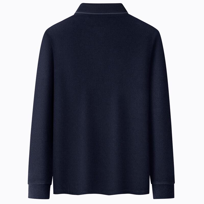 Shanshan Men's Thermal Brushed Fleece Polo T-Shirt