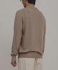 GOLDPERCENT Viscose Soft Cozy Collar Knit (Beige, Men)