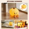 Halloween Pumpkin Night Lights Cute Soft Silicone Safe Lamp Decorations Timing Dimmable Bedside Decor Kids Baby Halloween Gifts