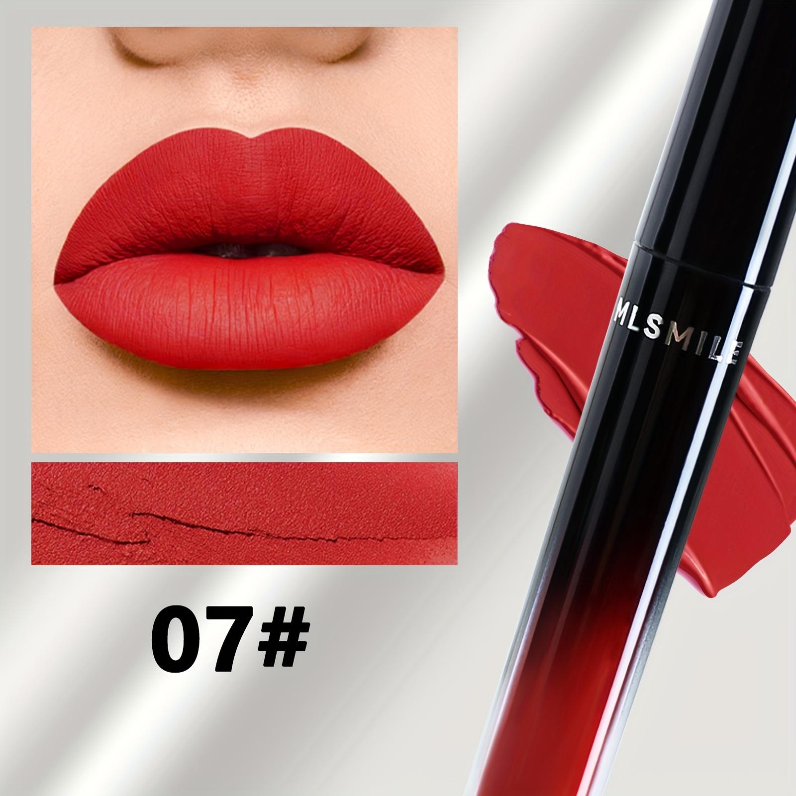 

Жидкая матовая помада Velvet Matte с высоким содержанием пигмента, быстросохнущая помада, водостойкая, 24-часовая, стойкая, уход за губами, смешанные ягодные оттенки, блеск для губ 07