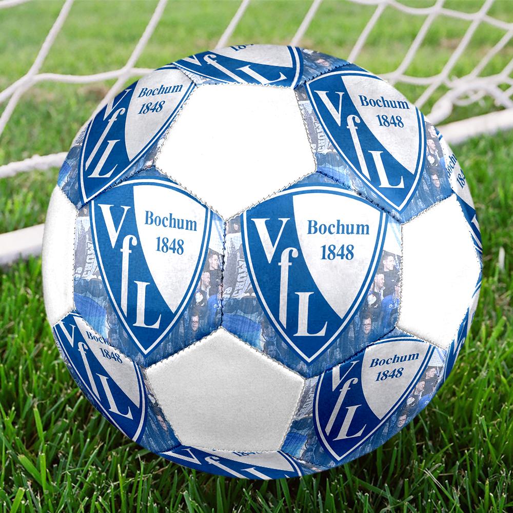 VfL Bochum 1848 Fußball, bunt, für alle Altersgruppen geeignet, maschinengenäht, PVC-Material, Wettkampfqualität, langlebig und hoher Rückprall