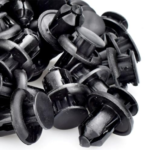 

YFFSFDC Автомобильные заклепки, фиксирующие клипсы, брызговики, нейлоновые бамперные крепежи для Mazda/Toyota/Suzuki (10мм 50шт)