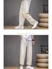 Men's Cotton & Linen Casual Pants - Summer/Winter Loose Wide-Leg Trousers