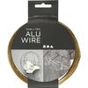 Creotime Aluminum Wire 16 M Round Round 1 Mm Gold