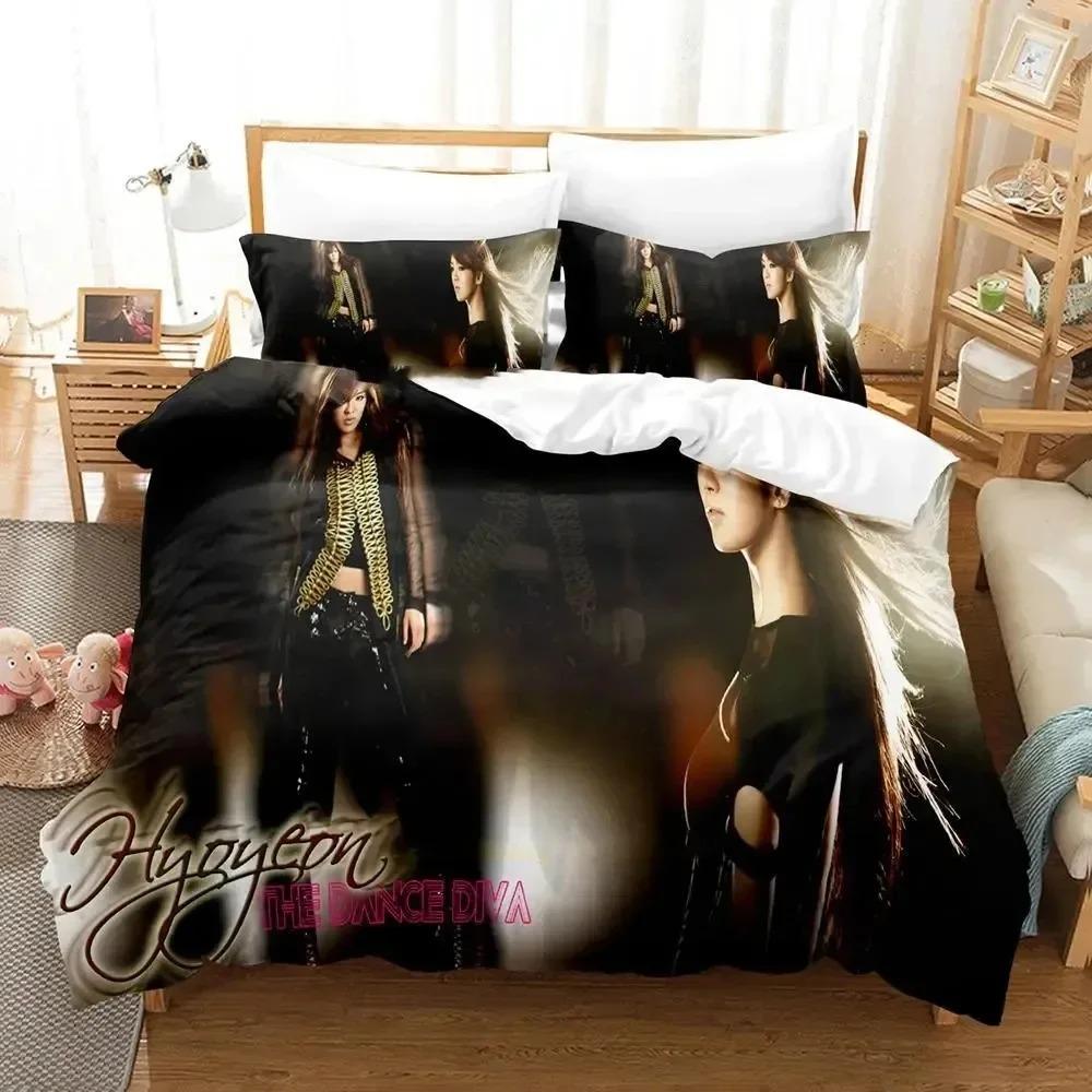 Kpop Girls Generation Bedding Set Duvet Cover Bed Set Quilt Cover Pillowcase Comforter king Queen Size Boys Adult Bedding Set