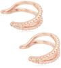Alola Silver Cubic Ear Light Pink [Alola] Cuff,