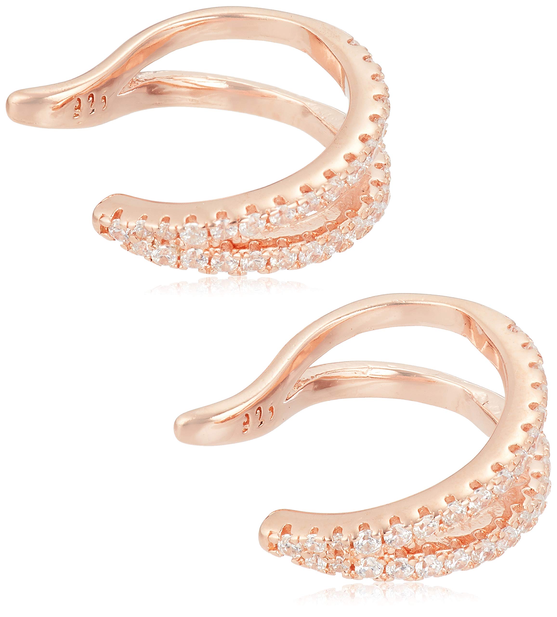 

Алола Серебряный Кубический Ушной Светло-Розовый [Алола] Кафф, розовый