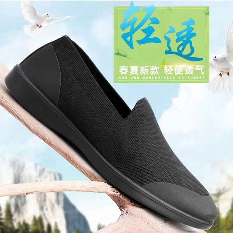 Stoffschuhe Herren Frühling und Sommer neue Mode Freizeitschuhe Outdoor täglich Gehen bequem und atmungsaktiv Herrenschuhe